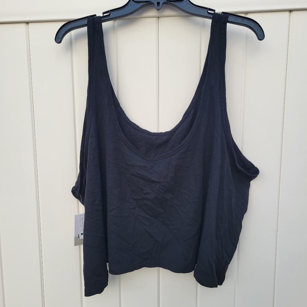New BP. Nordstroms cropped tank top black sz 3x